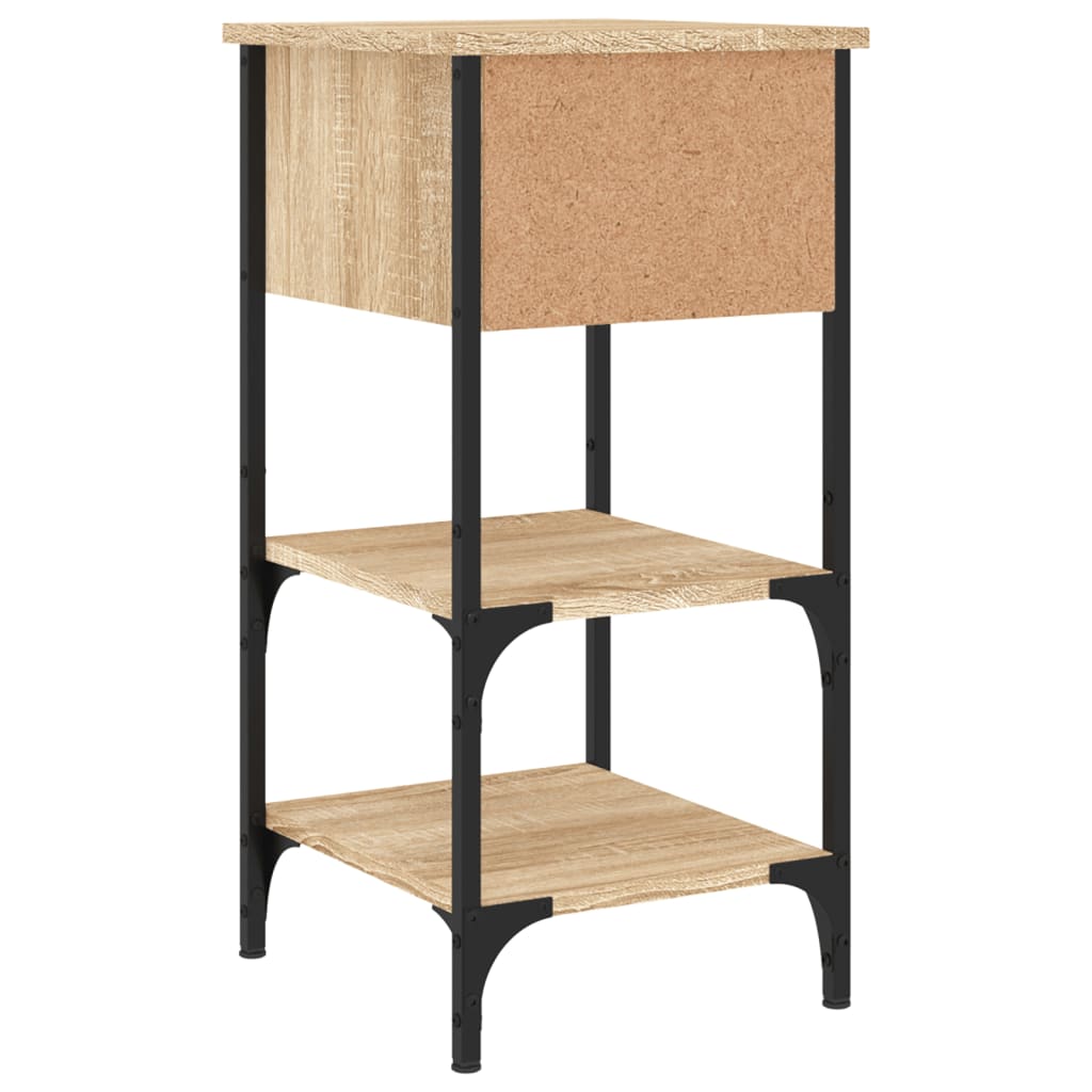 Bedside Cabinet Sonoma Oak 34x36x70 cm Engineered Wood