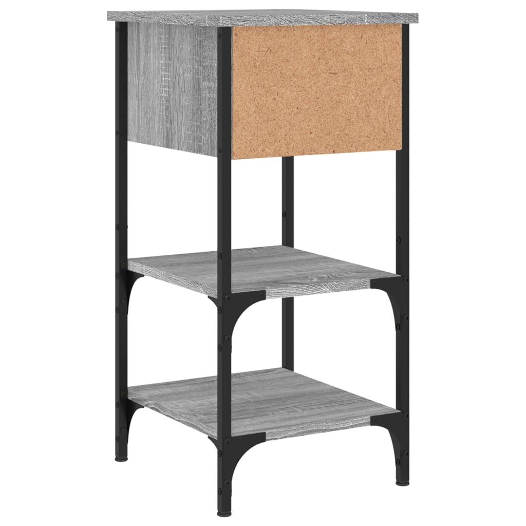 Bedside Cabinets 2 pcs Grey Sonoma 34x36x70 cm Engineered Wood