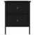 Bedside Cabinet Black 40x42x50 cm Engineered Wood