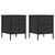 Bedside Cabinets 2 pcs Black 40x42x50 cm Engineered Wood