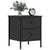 Bedside Cabinets 2 pcs Black 40x42x50 cm Engineered Wood