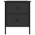 Bedside Cabinets 2 pcs Black 40x42x50 cm Engineered Wood