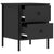 Bedside Cabinets 2 pcs Black 40x42x50 cm Engineered Wood