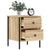 Bedside Cabinets 2 pcs Sonoma Oak 40x42x50 cm Engineered Wood