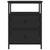 Bedside Cabinet Black 44x45x60 cm Engineered Wood