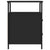 Bedside Cabinet Black 44x45x60 cm Engineered Wood