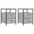 Bedside Cabinets 2 pcs Grey Sonoma 44x45x60 cm Engineered Wood