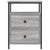 Bedside Cabinets 2 pcs Grey Sonoma 44x45x60 cm Engineered Wood