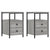 Bedside Cabinets 2 pcs Grey Sonoma 34x35.5x50 cm Engineered Wood