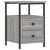 Bedside Cabinets 2 pcs Grey Sonoma 34x35.5x50 cm Engineered Wood