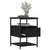 Bedside Cabinet Black 40x42x56 cm Engineered Wood