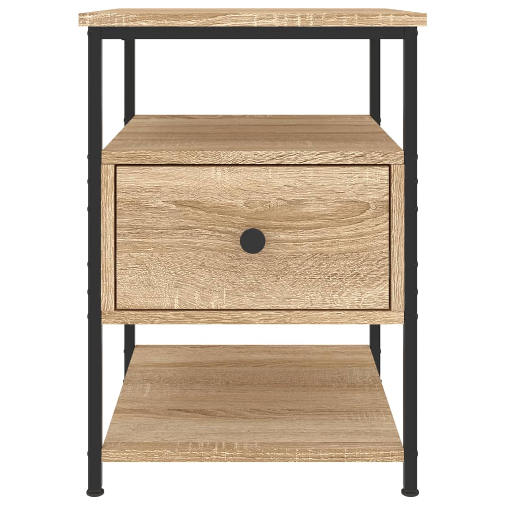 Bedside Cabinets 2 pcs Sonoma Oak 40x42x56 cm Engineered Wood