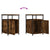 Bedside Cabinets 2 pcs Smoked Oak 40x42x60 cm Engineered Wood