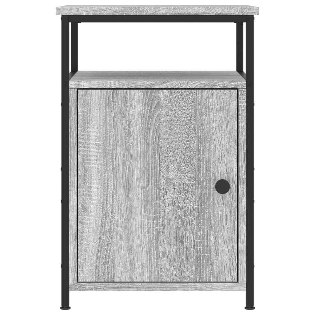 Bedside Cabinets 2 pcs Grey Sonoma 40x42x60 cm Engineered Wood