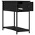 Bedside Cabinet Black 30x60x60 cm Engineered Wood