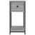 Bedside Cabinet Grey Sonoma 30x60x60 cm Engineered Wood