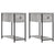 Bedside Cabinets 2 pcs Grey Sonoma 30x60x60 cm Engineered Wood