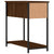 Bedside Cabinet Brown Oak 30x60x60 cm Engineered Wood