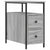 Bedside Cabinet Grey Sonoma 30x60x60 cm Engineered Wood