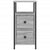 Bedside Cabinet Grey Sonoma 30x60x60 cm Engineered Wood