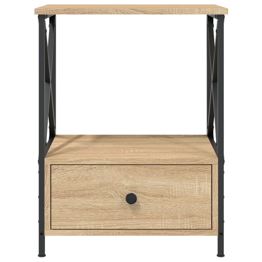 Bedside Tables 2 pcs Sonoma Oak 50x41x65 cm Engineered Wood