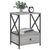 Bedside Table Grey Sonoma 50x41x65 cm Engineered Wood