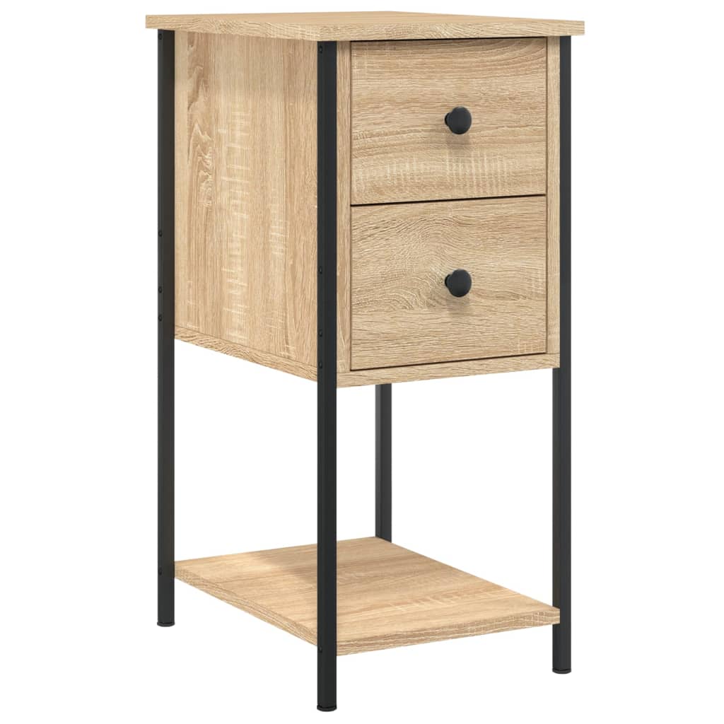 Bedside Cabinets 2 pcs Sonoma Oak 32x42x70 cm Engineered Wood