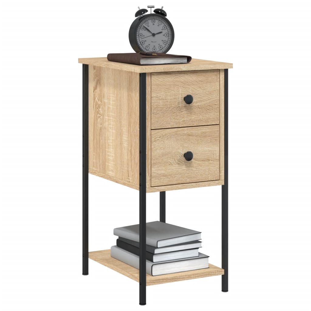 Bedside Cabinets 2 pcs Sonoma Oak 32x42x70 cm Engineered Wood