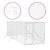 Outdoor Dog Kennel Silver 2x6x2 m Galvanised Steel
