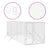 Outdoor Dog Kennel Silver 2x6x2 m Galvanised Steel