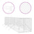 Outdoor Dog Kennel Silver 2x10x2 m Galvanised Steel