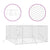 Outdoor Dog Kennel Silver 4x4x2 m Galvanised Steel
