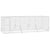 Outdoor Dog Kennel Silver 6x2x2 m Galvanised Steel