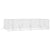 Outdoor Dog Kennel Silver 8x4x2 m Galvanised Steel