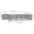 Outdoor Dog Kennel with Roof Silver 10x6x2.5 m Galvanised Steel