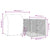 Outdoor Dog Kennel with Roof Silver 4x4x2.5 m Galvanised Steel