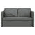 Floor Sofa Bed 2-in-1 Dark Grey 112x174x55 cm Fabric