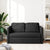 Floor Sofa Bed 2-in-1 Black 112x174x55 cm Fabric