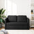 Floor Sofa Bed 2-in-1 Black 112x174x55 cm Faux Leather