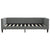 Day Bed without Mattress Dark Grey 90x190 cm Fabric