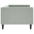 Day Bed without Mattress Light Grey 90x190 cm Velvet