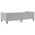 Day Bed without Mattress Light Grey 90x190 cm Velvet