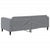 Day Bed without Mattress Light Grey 90x190 cm Fabric