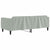 Day Bed without Mattress Light Grey 90x190 cm Velvet
