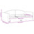 Day Bed without Mattress Dark Grey 90x190 cm Fabric
