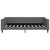 Day Bed without Mattress Dark Grey 90x190 cm Fabric
