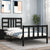 Bed Frame without Mattress Black 90x190 cm Solid Wood Pine