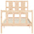 Bed Frame without Mattress 90x190 cm Solid Wood Pine