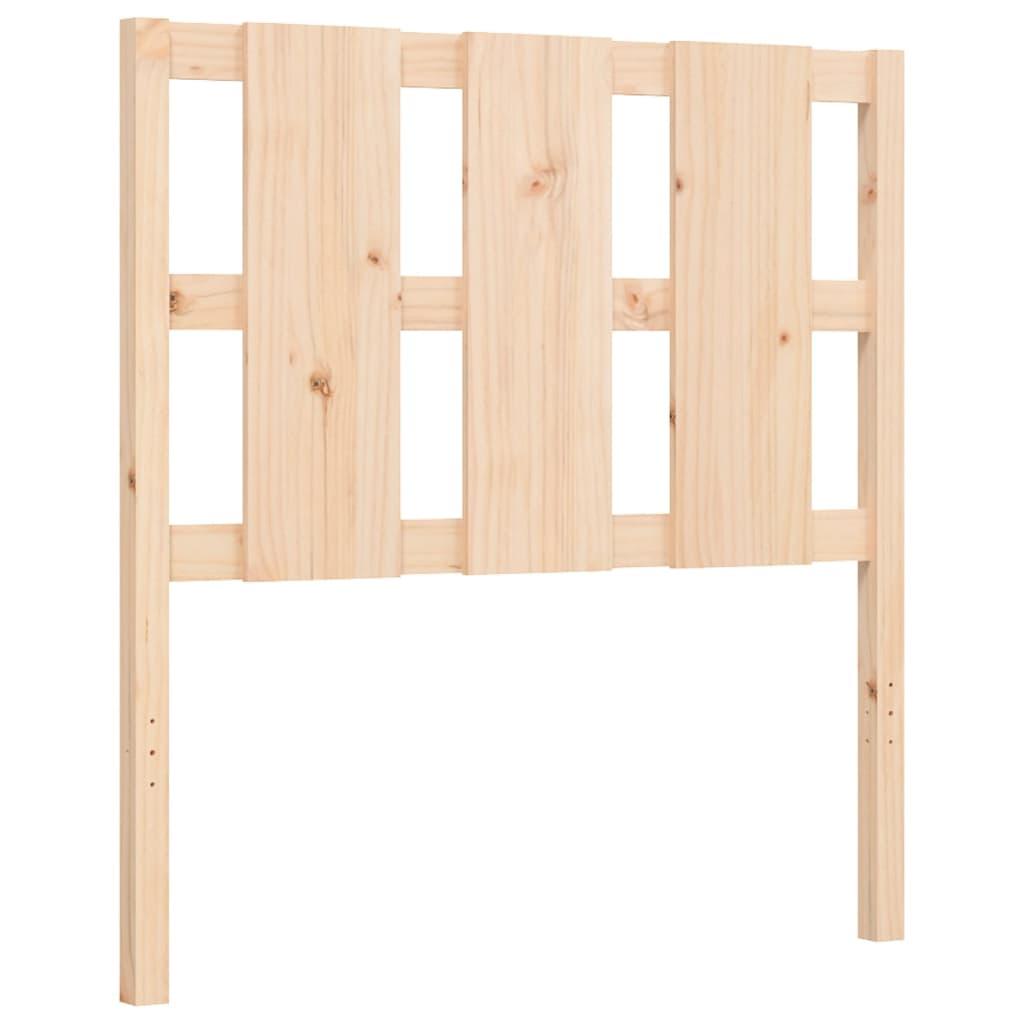 Bed Frame without Mattress 90x190 cm Solid Wood Pine