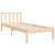 Bed Frame without Mattress 90x190 cm Solid Wood Pine